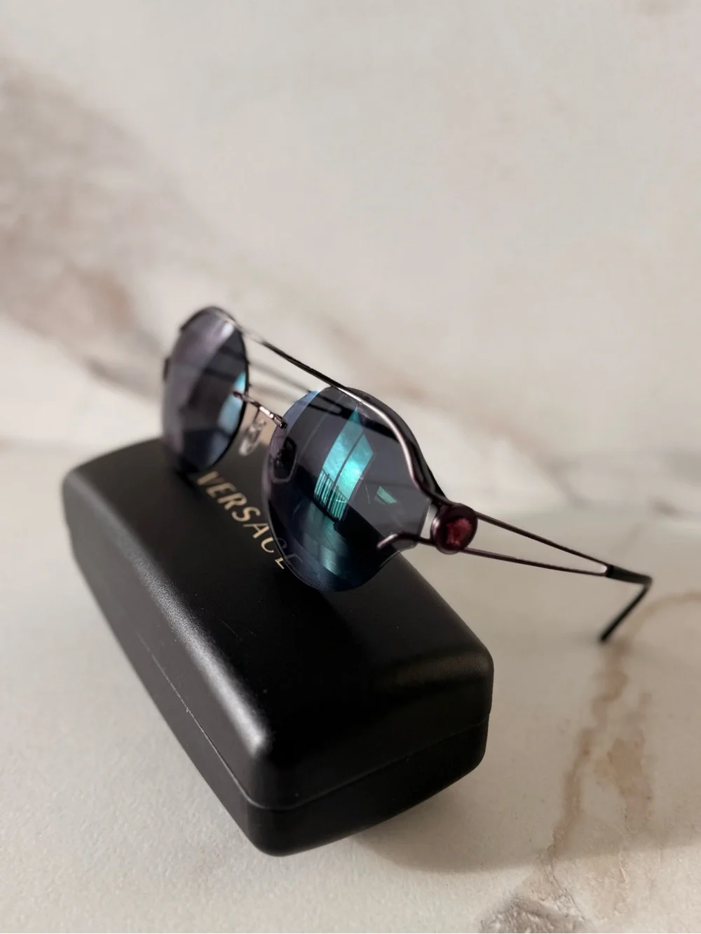 Versace round frame